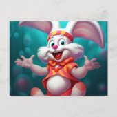 Carte Postale BéBé Lapin (Devant)