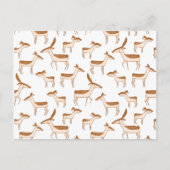 Carte Postale Bébé mignon cerf et famille (Devant)