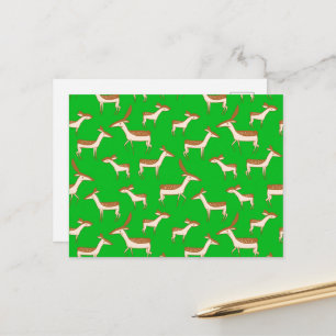 Carte Postale Bébé mignon cerf et famille