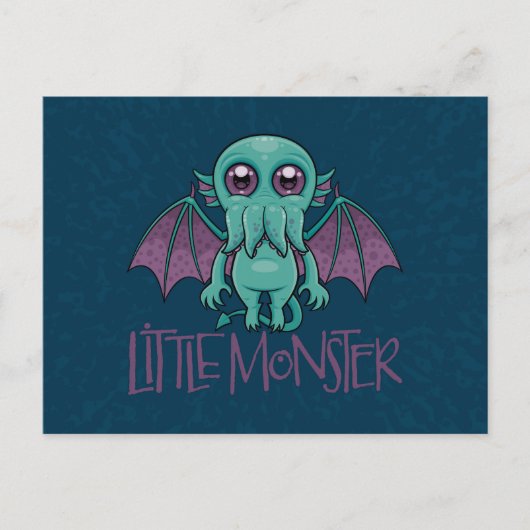 Carte Postale Bébé mignon Cthulhu Petit Monstre (Devant)