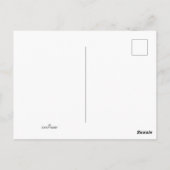 Carte Postale Bébé mignon Dinosaur Motif Merci personnalisé (Dos)