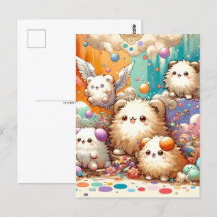 Carte Postale Bébé, mignon écureuil animal, Post-croisement