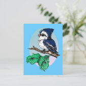 Carte postale Bébé mignonne Bluejay (Debout devant)