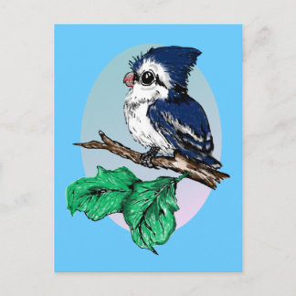 Carte postale Bébé mignonne Bluejay