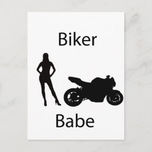 Carte Postale Bébé motard