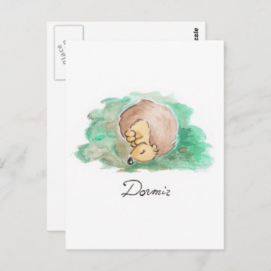 Carte Postale Bébé Nap (Devant / Derrière)