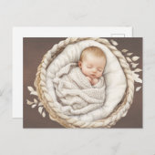 Carte postale Bébé Neutre (Devant / Derrière)