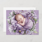 Carte postale Bébé Neutre (Devant / Derrière)