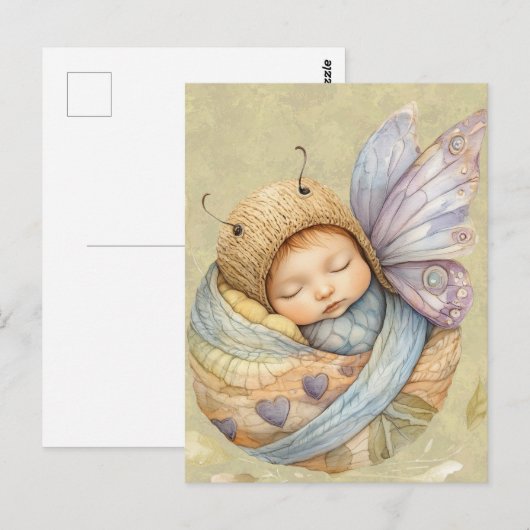 Carte postale Bébé Neutre (Devant / Derrière)