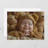 Carte postale Bébé Neutre (Devant / Derrière)