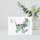 Carte Postale bébé nouveau-né (Debout devant)