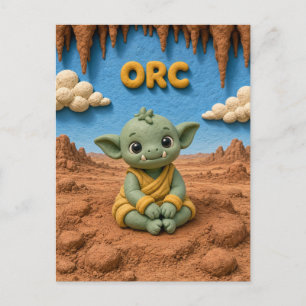 Carte Postale Bébé Orcadien Mignon, Mythique