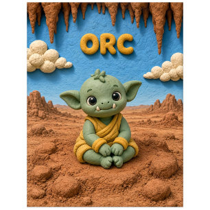 Carte Postale Bébé Orcadien Mignon, Mythique