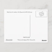 Carte Postale Bébé phoque (Dos)