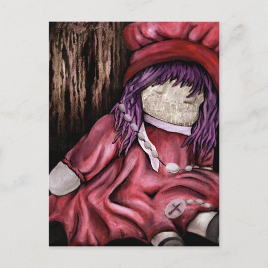 Carte Postale bébé poupée. (Devant)