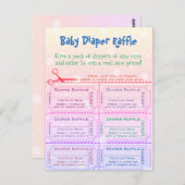 Carte Postale Bébé Refroidisseur Billets Rainbow (Devant / Derrière)