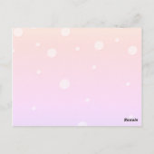 Carte Postale Bébé Refroidisseur Billets Rainbow (Dos)