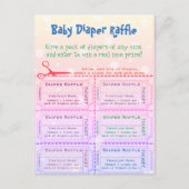 Carte Postale Bébé Refroidisseur Billets Rainbow (Devant)