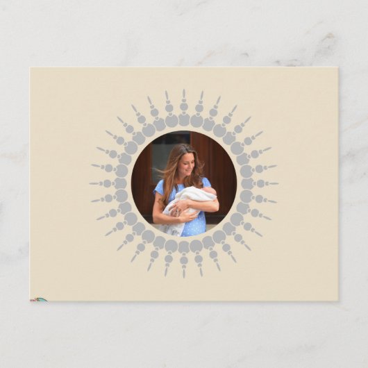 Carte Postale Bébé royal (Devant)