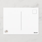 Carte Postale Bébé sorcière avec fantôme (Dos)