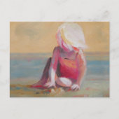 Carte Postale bébé sur la plage (Devant)