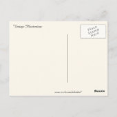 Carte Postale Bébé sur une cigogne (Dos)