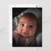 Carte Postale Bébé triste triste (Devant / Derrière)