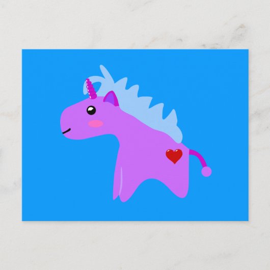 Carte Postale Bébé Unicorn (Devant)