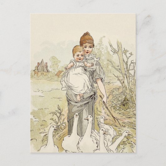 Carte Postale Bébé Vintage (Devant)