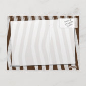 Carte Postale Bébé Zèbre (Dos)