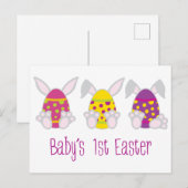 Carte Postale Bébés 1er Pâques (Devant / Derrière)