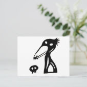 Carte Postale bec à chaussures, balaeniceps rex, shoebird en  り  (Debout devant)