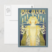 Carte Postale Bec Auer (Bleu) (Devant / Derrière)