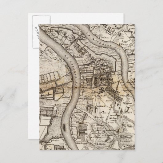 Carte Postale Bec d'Ambes (Devant / Derrière)