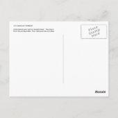 Carte Postale Bécasseaux de salmonidés sur l'île de l'Unalaska (Dos)