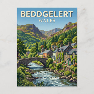 Carte Postale Beddgelert Pays de Galles