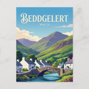 Carte Postale Beddgelert Pays de Galles