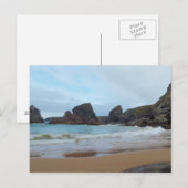 Carte Postale Bedruthan Steps Carnewas Cornwall Angleterre (Devant / Derrière)