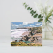 Carte Postale Bedruthan Steps, Cornwall (Debout devant)