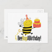 Carte Postale Bee Bop Un Anniversaire (Devant / Derrière)