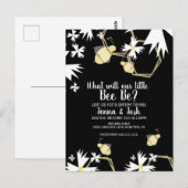 Carte Postale Bee Daisy et la révélation florale du genre (Devant / Derrière)