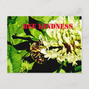 Carte postale Bee Kindness