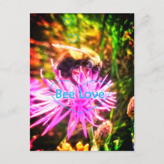 CARTE POSTALE BEE LOVE ORIBRIGHT (Devant)