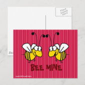 Carte postale Bee Mine (Devant / Derrière)