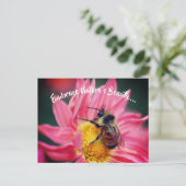Carte Postale Bee On Daisy Embrassez Nature Inspirationnelle (Debout devant)