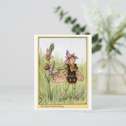 Carte Postale Bee Orchis Fairy (Debout devant)