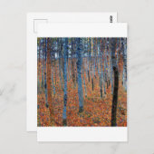 Carte Postale Beech Grove, Gustav Klimt (Devant / Derrière)