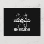 Carte Postale Beech Mountain North Carolina NC Retro Skiing (Devant)