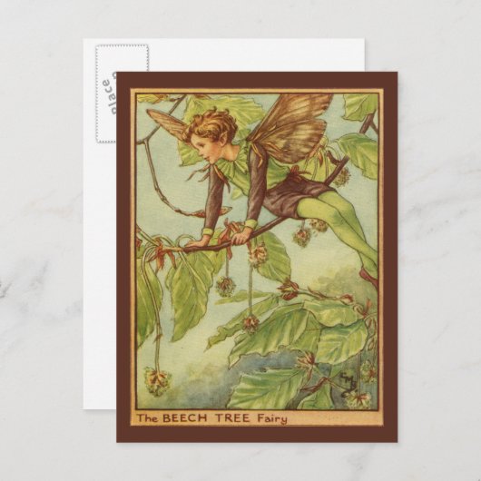Carte Postale Beech Tree Fairy by Vision Studio (Devant / Derrière)