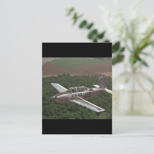 Carte Postale Beechcraft, T-34, 1953_Classic Aviation (Debout devant)